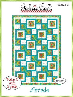 Arcade 3yd Quilt Pattern by Fabric Cafe