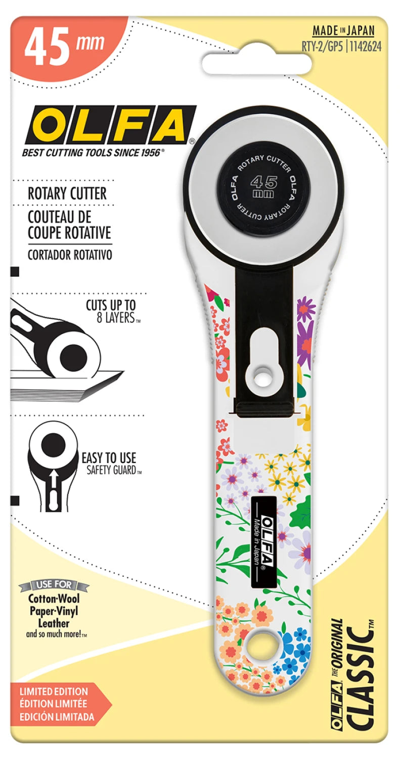 OLFA ROTARY CUTTER 45MM Printed Handle