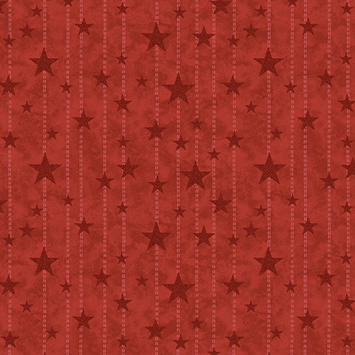 Stitches & Stars Red