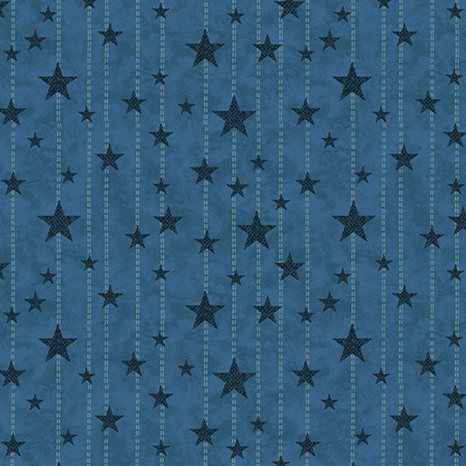 Stitches & Stars Blue