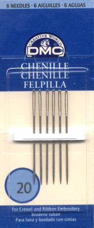 DMC Chenille Sharps Needles Size 20