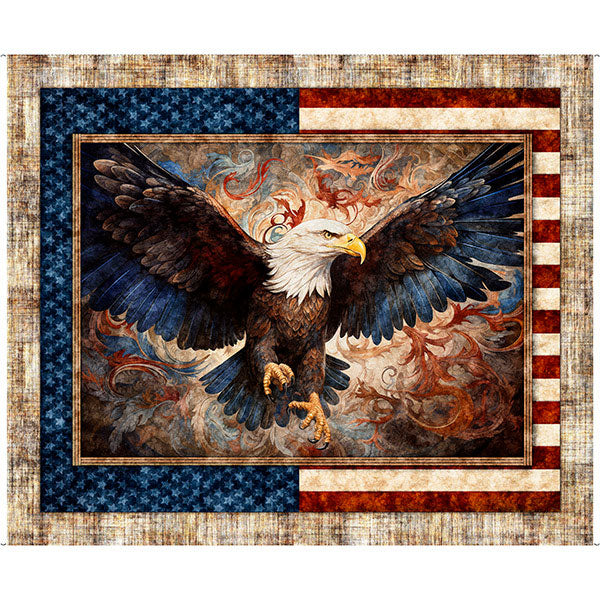 1776 Patriotic Collection - American Eagle Panel