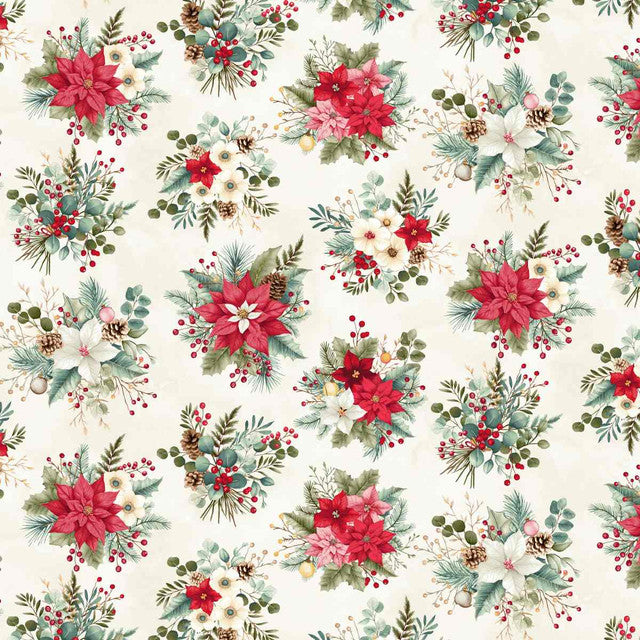 Sweet Christmas Memories - Holiday Flower Toss - Cream