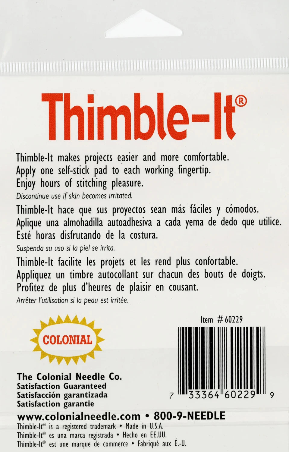 Thimble-It Self-Adhesive Finger Pads