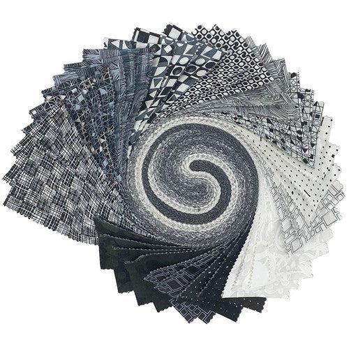 Black & White Musical 2.5" Strip Roll