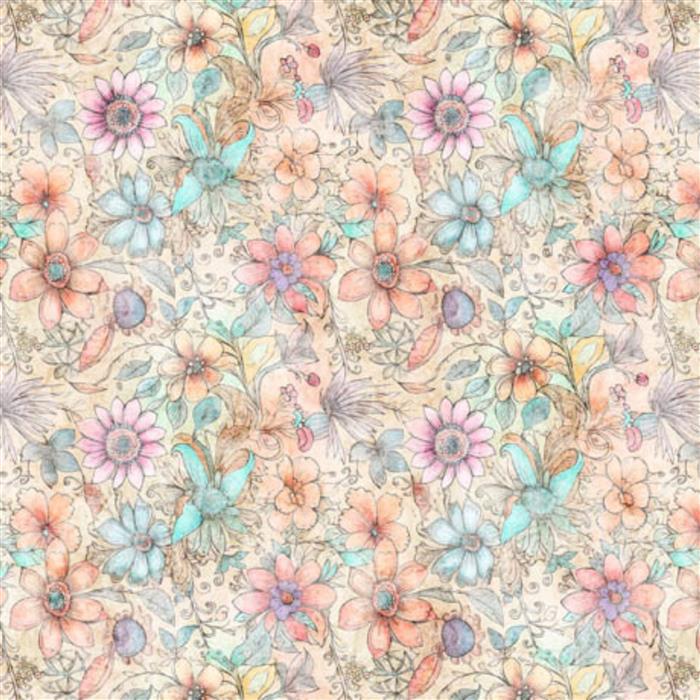 Enchanted - Fairy Flowers - Multi - Wide