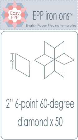 EPP Iron-On 60 Degree Diamond