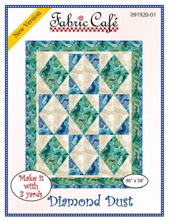 Diamond Dust 3yd Quilt Pattern by Fabric Cafe