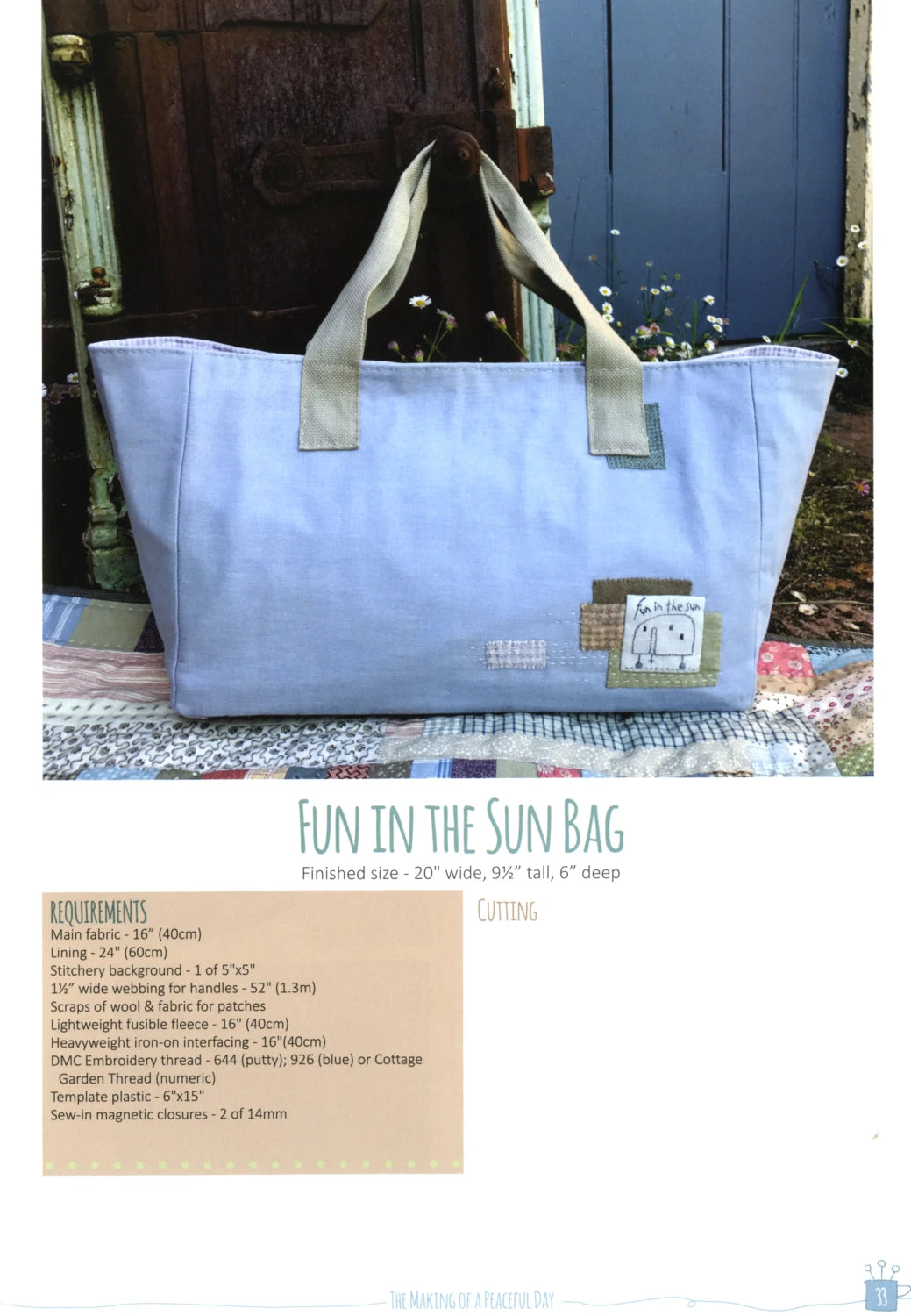 The Making of A Peaceful Day Book