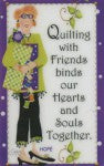 Magnet - Quilting with Friends