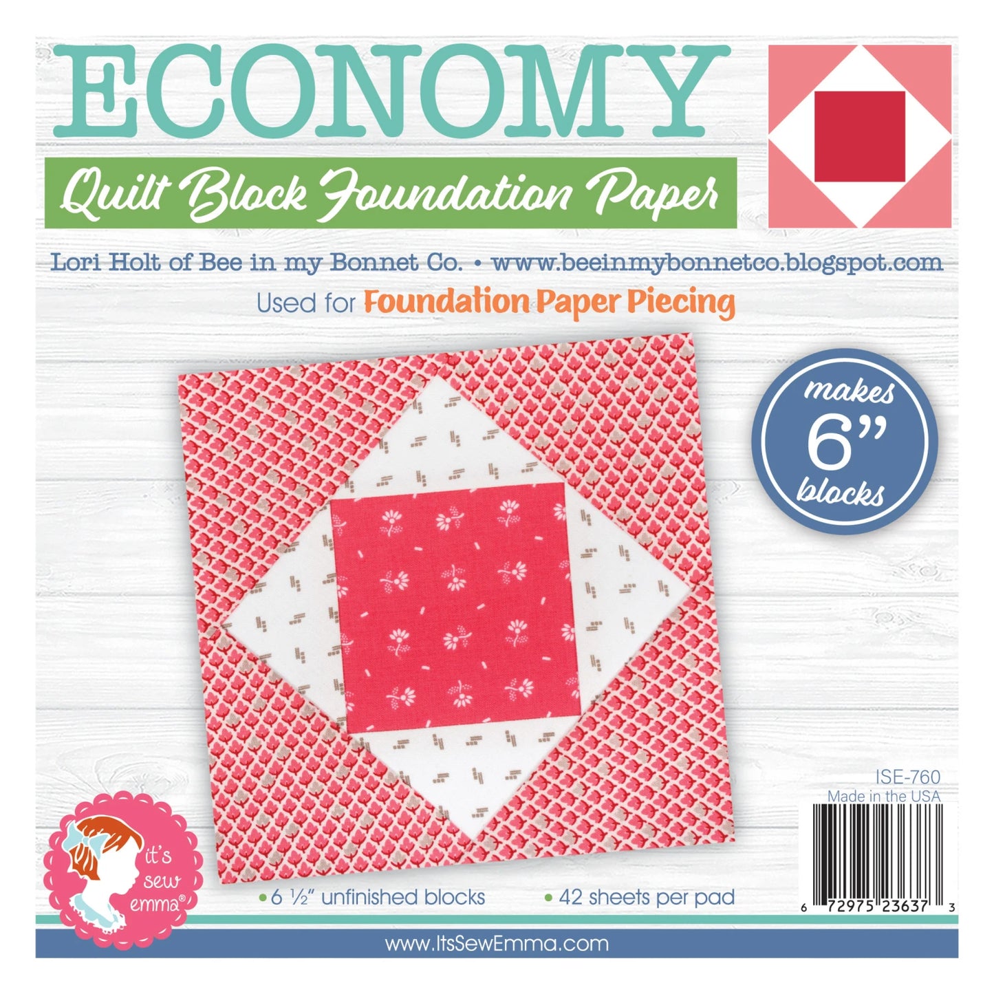 Economy 6in Block Foundation Paper Pad