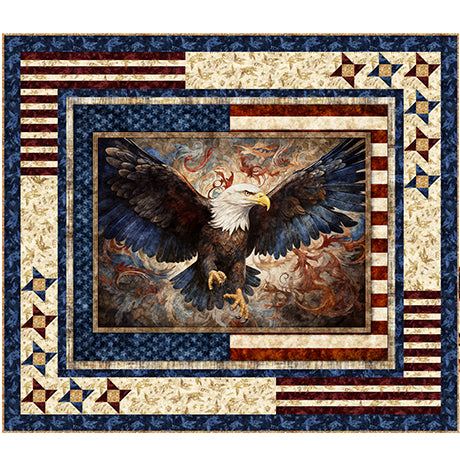Stars Around Quilt Kit - Eagle Version