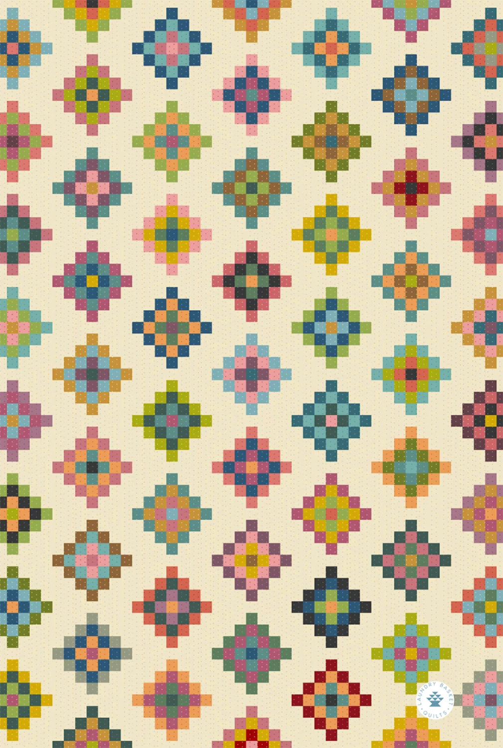 Kitchen Towel - Babcia Square by Laundry Basket Quilts