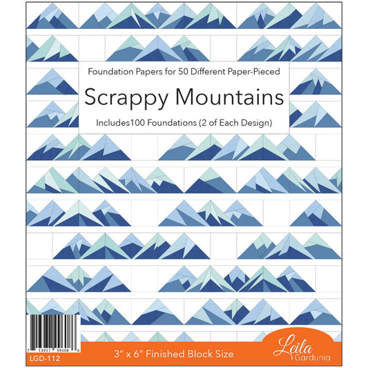 Scrappy Mountains Foundation Paper Piecing