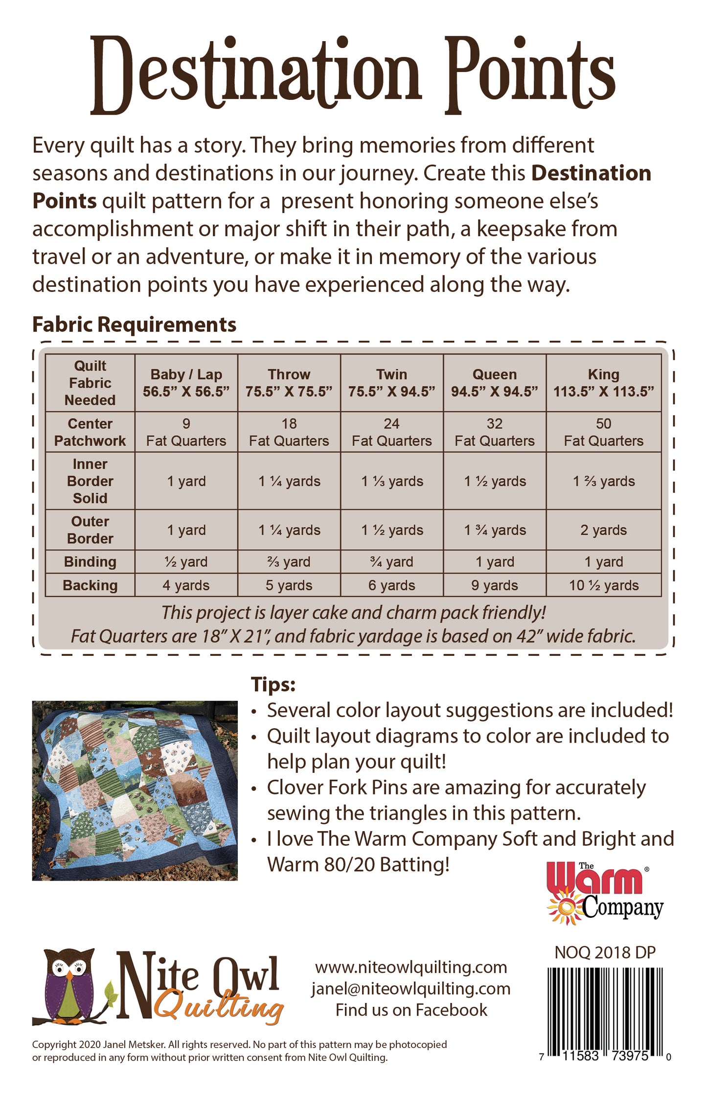 Destination Points pattern - NOQ