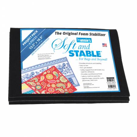 Soft and Stable Black 18in x 58in