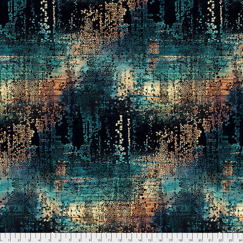 Abandoned - Indigo - Fractured Mosaic - by Tim Holtz