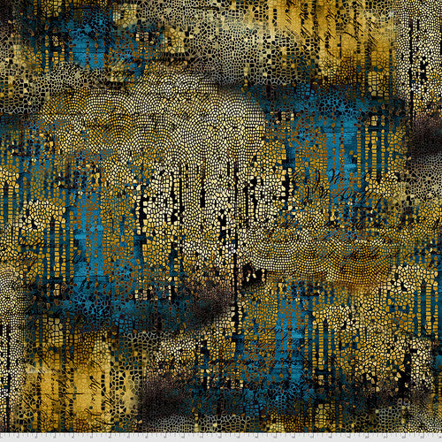 Abandoned 2 - Gold - Gilded Mosaic - by Tim Holtz