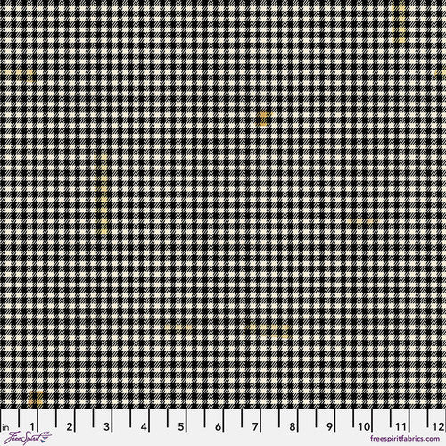 Taped Gingham - Black - Holidays Past