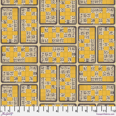Tim Holtz Yellow Palette Collection - Yellow Numbers
