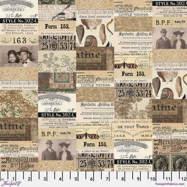 Tim Holtz Neutral Palette Collection - Neutral Collage