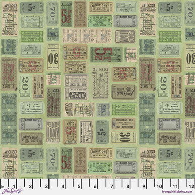 Tim Holtz Green Palette Collection - Green Tickets