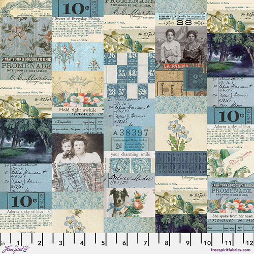Tim Holtz Blue Palette Collection - Blue Collage