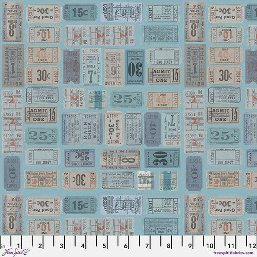 Tim Holtz Blue Palette Collection - Blue Tickets