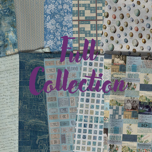 Tim Holtz Blue Palette - Fat Quarter Bundle