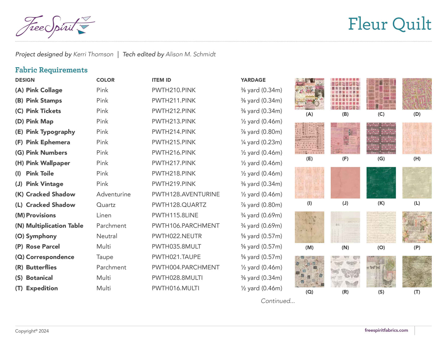 Fleur Quilt Kit