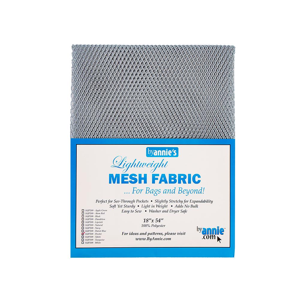 Lightweight Mesh Fabric PEWTER - byAnnie's