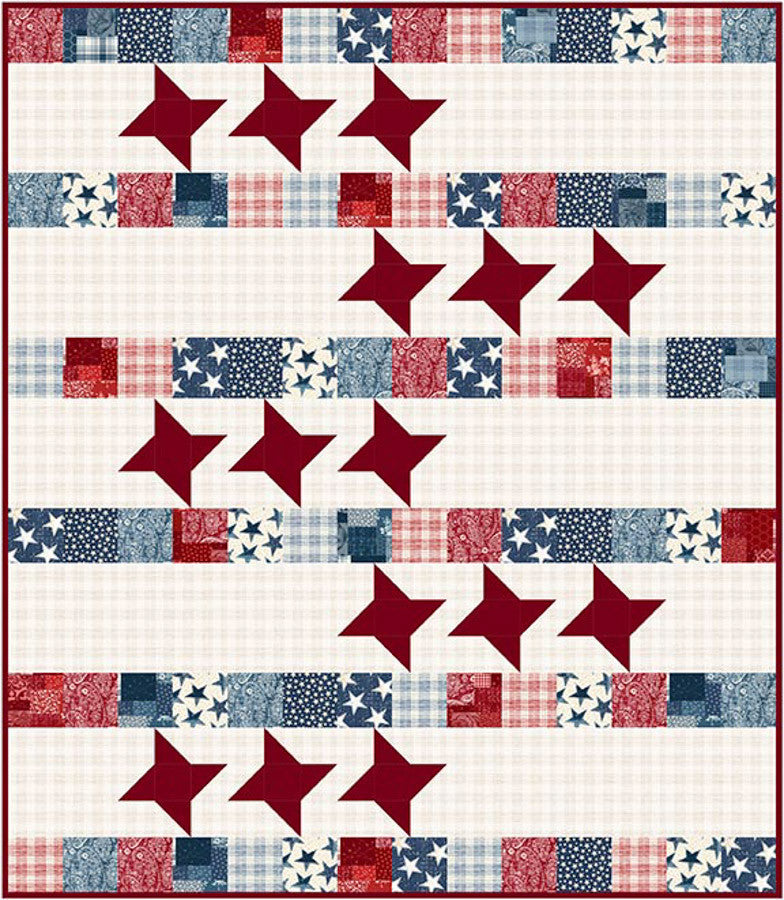 Salute Quilt featuring Pieces of America