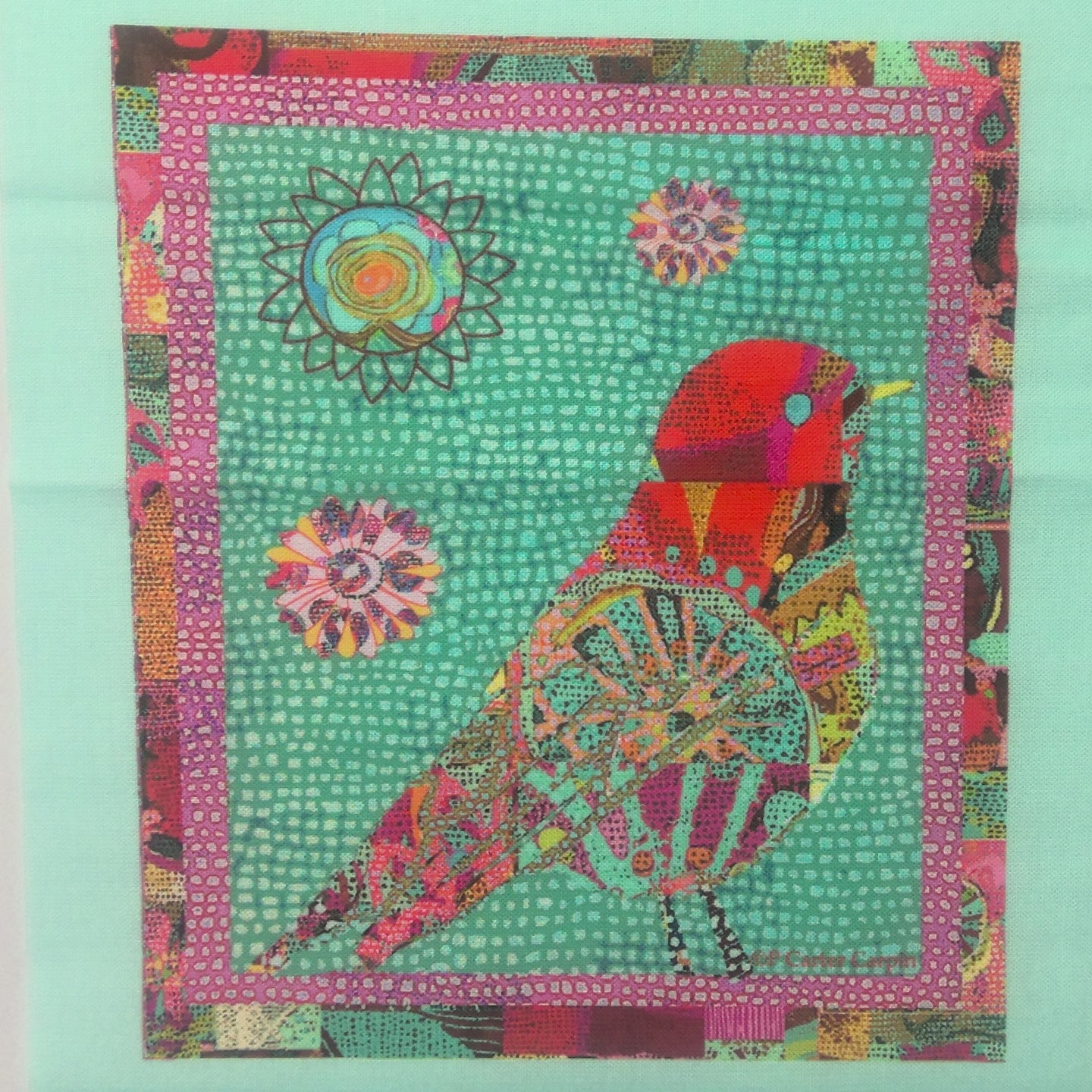 Bird 2 panel - P Carter Carpin's - Serious Whimsey
