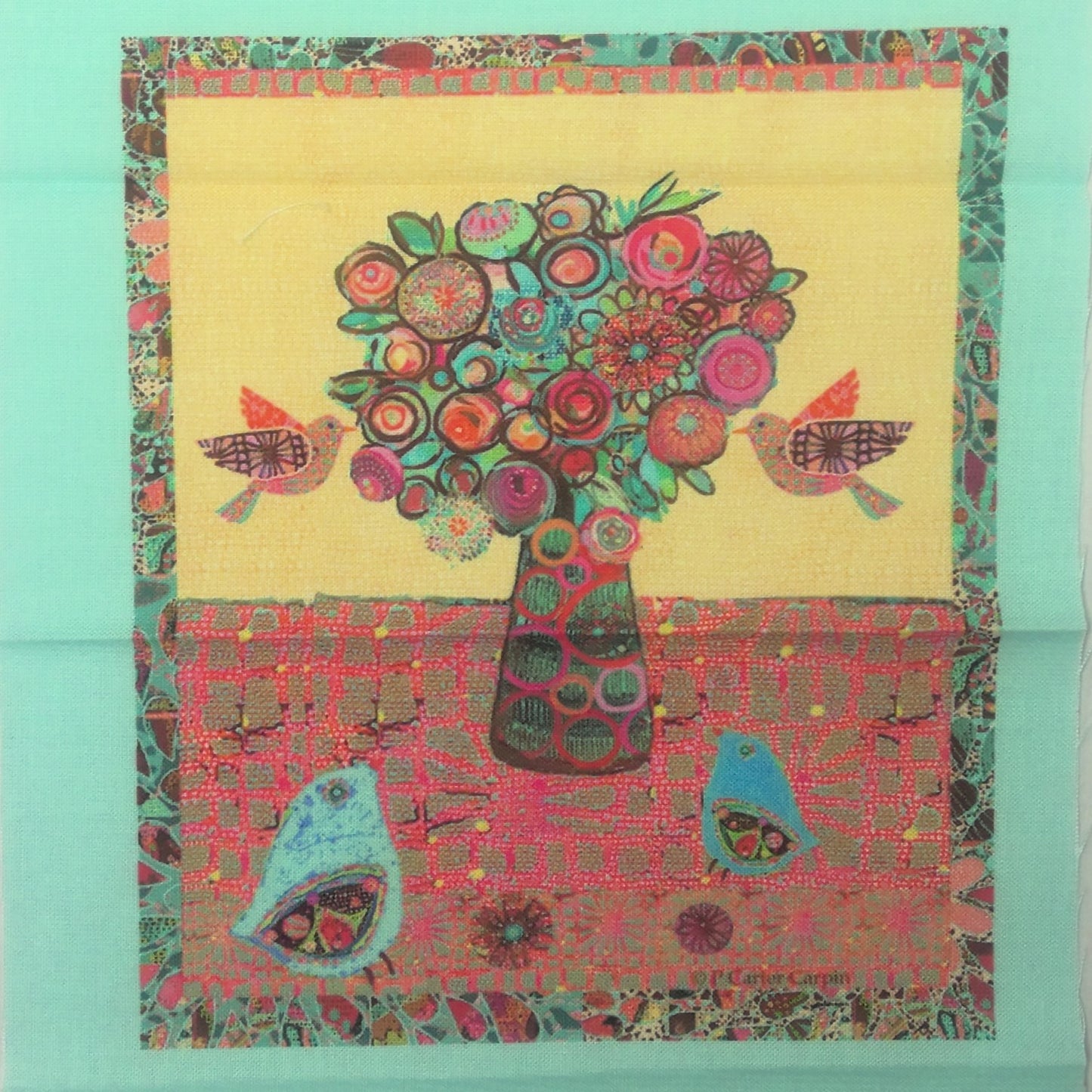 Bird 3 panel - P Carter Carpin's - Serious Whimsey