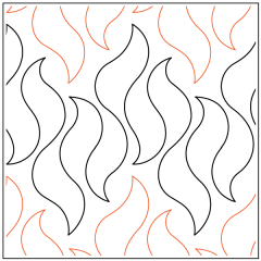 Aqua Flame - Paper Pantograph