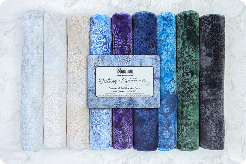 Quilting Cuddle® Fat Quarter Pack - Stonewash