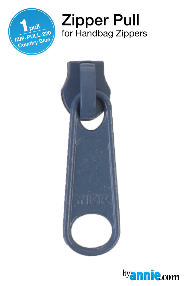 Zipper Pulls byAnnie - Country Blue