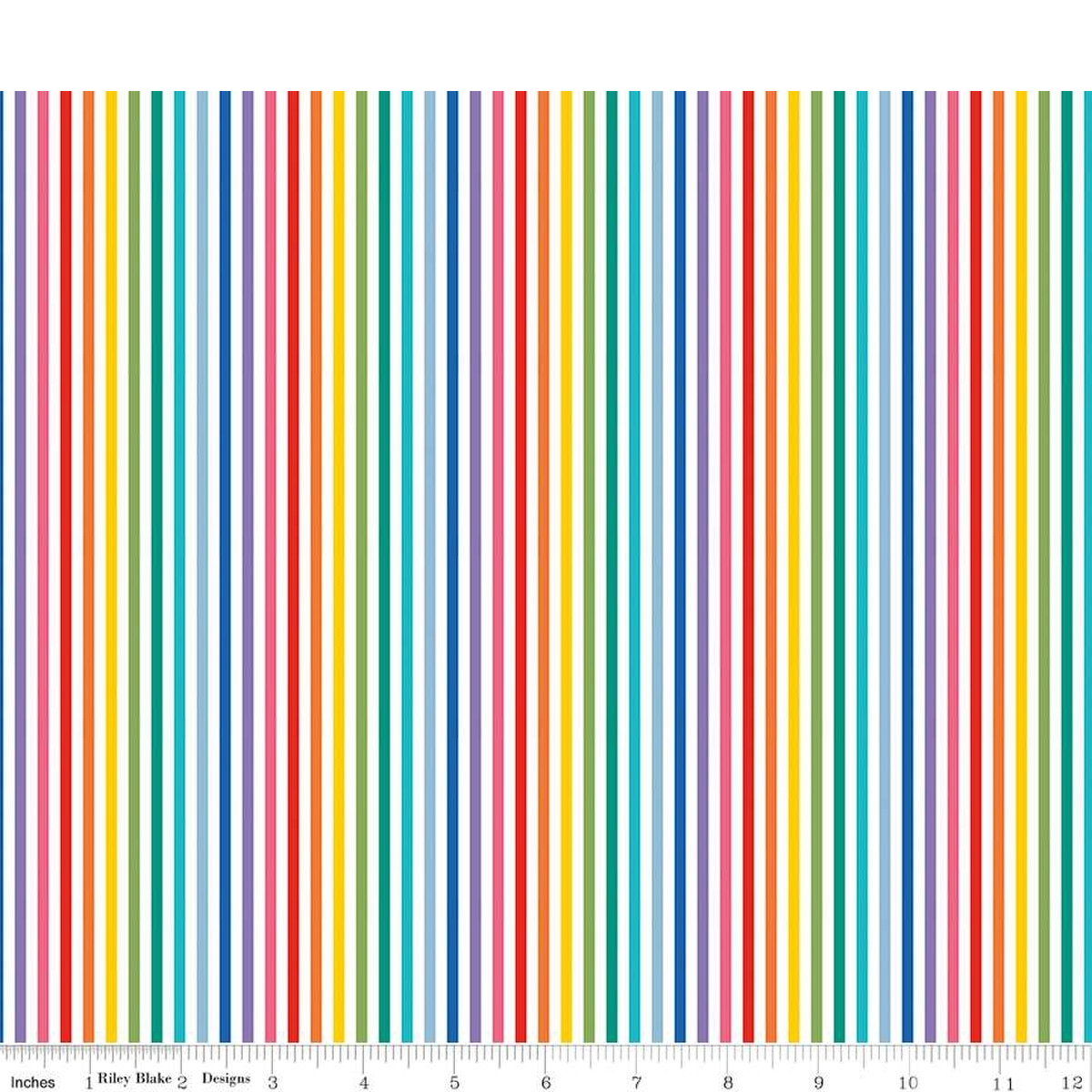 Rainbow 1/8" Stripe