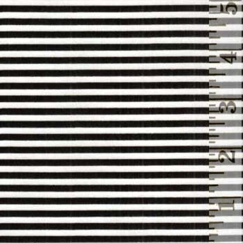 Black & White 1/8" Stripe