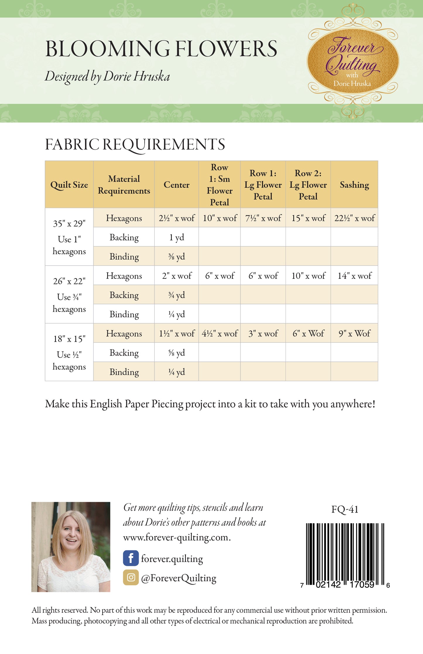 Blooming Flowers Pattern (pdf Download only)