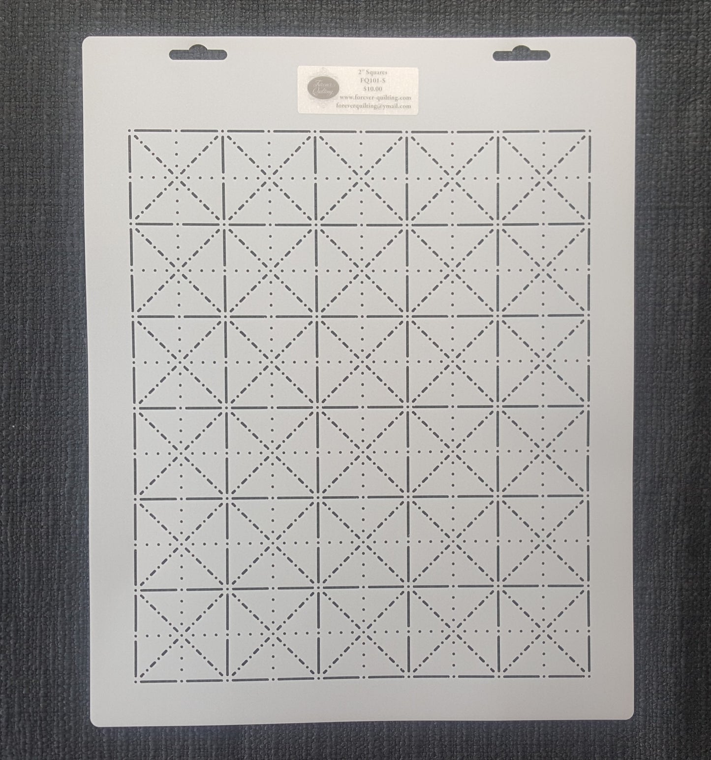 2'' Horizontal Square Stencil