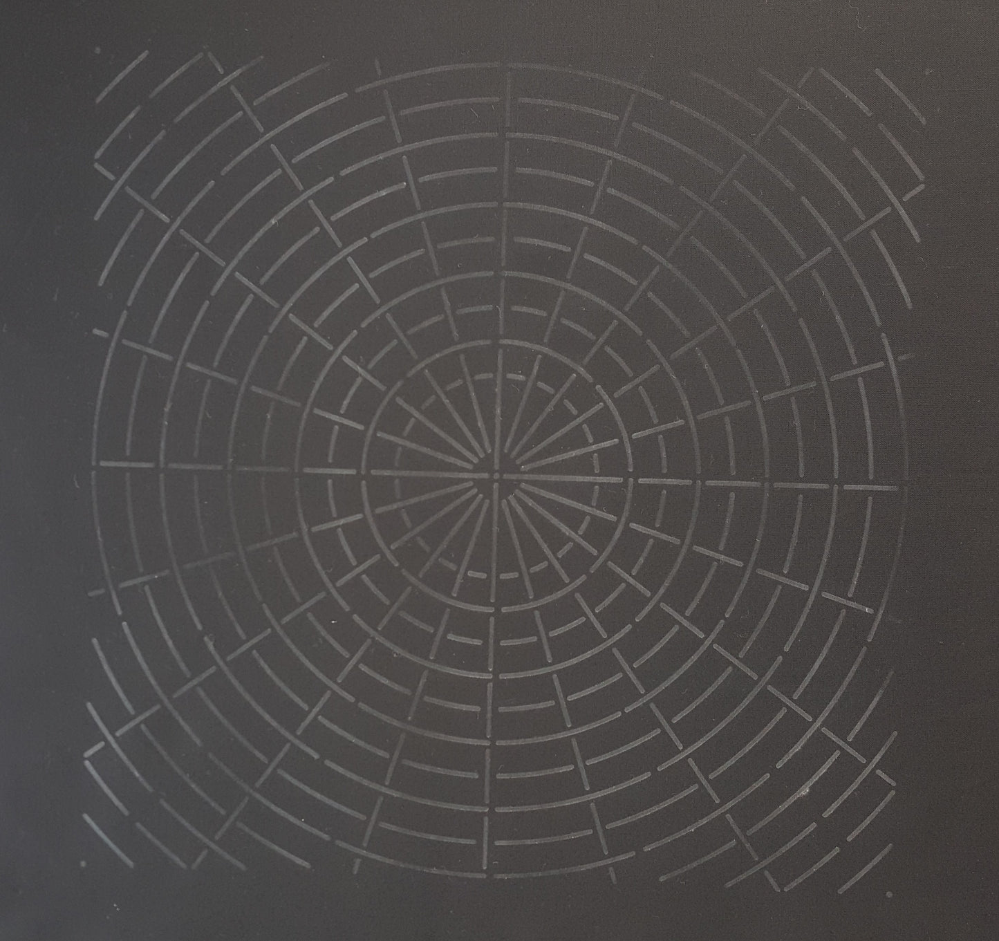 Circle & Rays Stencil (divided by 20)