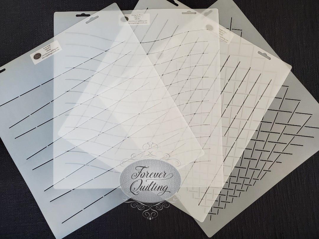 Set of 4 stencils - Purple Bundle