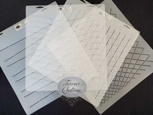 Set of 4 stencils - Purple Bundle