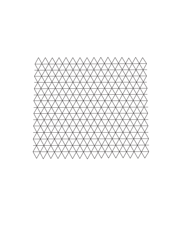 1/2" Triangle Grid Stencil