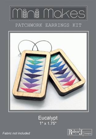 Mini-Makes Rectangle Earring Kit - Eucalypt