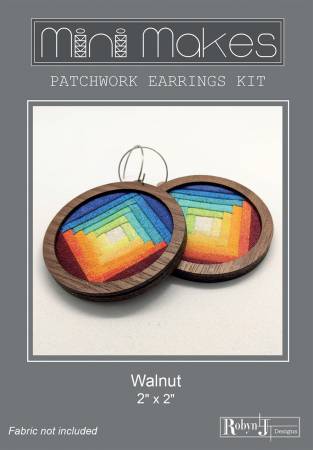 Mini-Makes Circle Earring Kit - Walnut