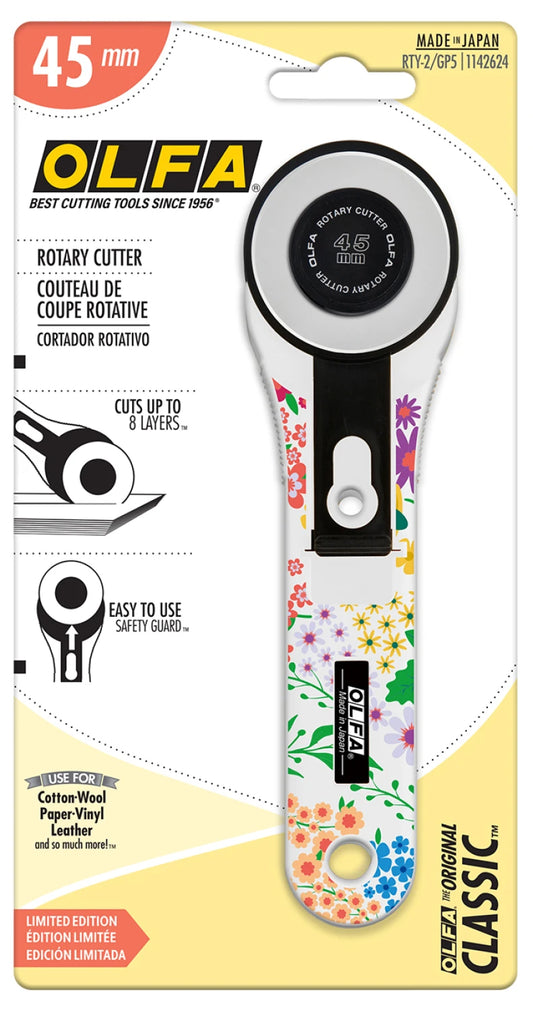OLFA ROTARY CUTTER 45MM Printed Handle