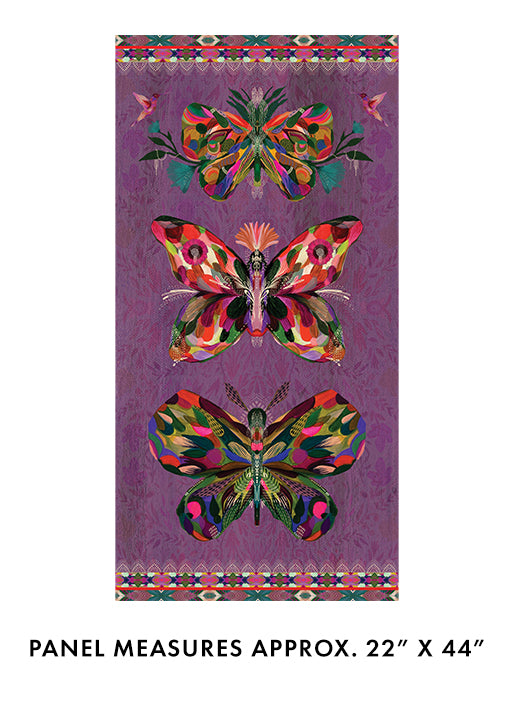 True Colors - Wings Panel Plum - Multi