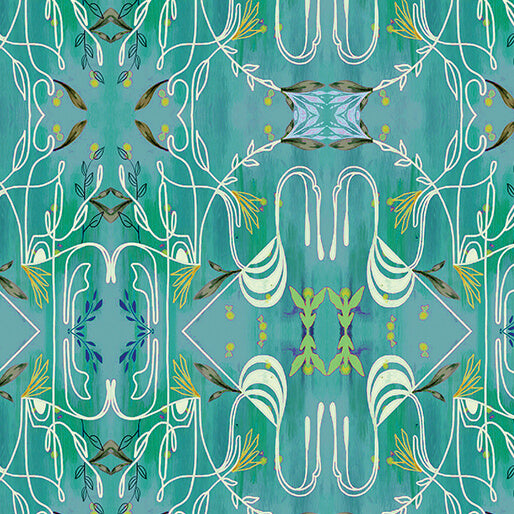 True Colors - Modern Lace Turquoise